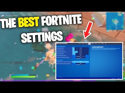 BEST SETTINGS in Fortnite! PRO PLAYER SETTINGS! (Fortnite Best Sensitivity)