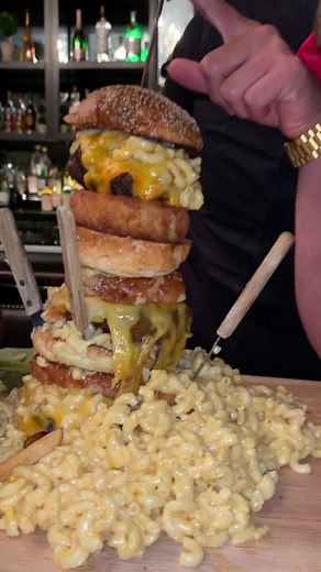 Erik the Electric Conquers Burger Challenge in 30 Minutes at The Ainsworth