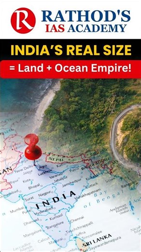 UPSC Geography: India Size & Location — Know the Facts Before Prelims | Rathod's IAS Academy|UPSC