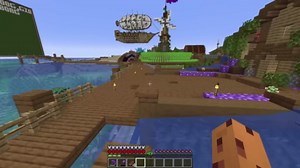Building a volcano in Minecraft hardcore turns extremely risky