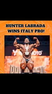 Hunter Labrada wins the open bodybuilding category at the 2024 IFBB...
