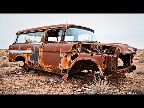 ASMR Restoration | Abandoned 1955 Chevrolet Suburban Full Restoration