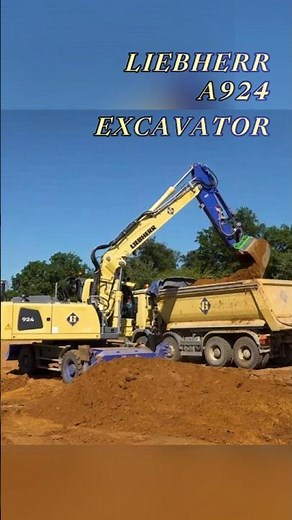 LIEBHERR A924 EXCAVATOR #excavator #automobile #viralvideo
