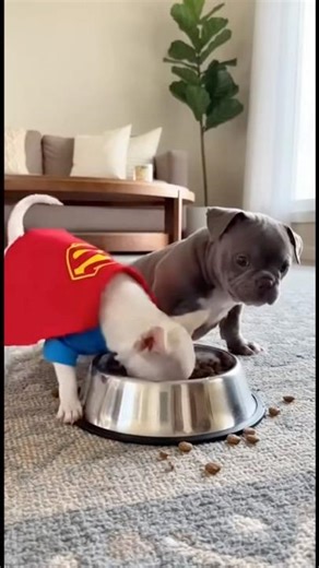 Chihuahua Acting Brave Until the Big Dog Shows Up #funnyanimals #shorts #funnyshorts #petshorts #dog