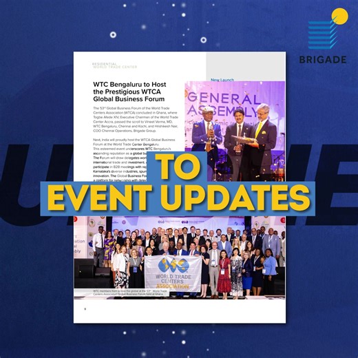 Stay in the loop with Brigade Group's latest edition of the Insight! Packed with essential news and updates, it's your gateway to all the exciting developments at Brigade. Click here to read the full version: https://www.brigadeinsight.com/ #BrigadeGroup #BrigadeInsight2023 #RealEstate #RealEstateUpdates #Bangalore | Brigade Group | Facebook