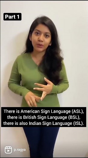 Like Spoken Languages, there are multiple Sign Languages