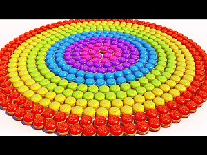 Teach Colors with Colorful Hamburger Spiral Learning video