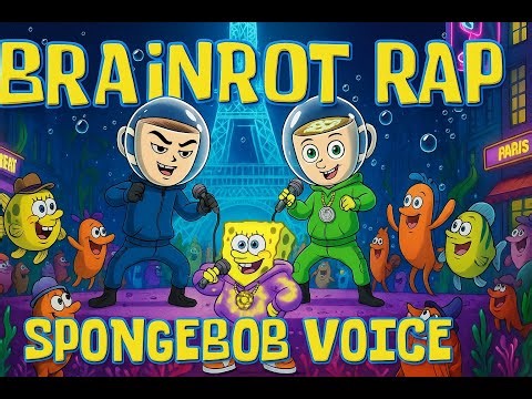BRAINROT SPONGEBOB RAP: Bikini Bottom Goes Insane! 🧠🍍 (Official Meme Video)