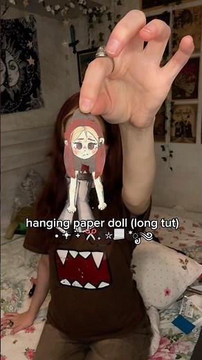#diy hanging paper doll (long tut)