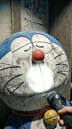 The Abandoned DORAEMON Prop Found on a Forgotten Set 💔 #doremon #shorts