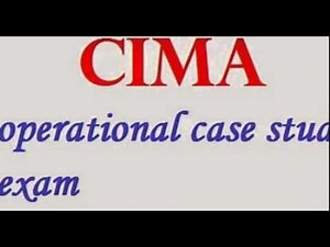 CIMA operational case study (OCS) exam May-August 2020 - ChargeIT - OCS May 2020 Pre-seen released