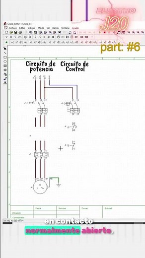 simulación de un arranque y paro de un motor trifásico utilizando software cadesimu