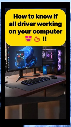 How to know if all driver working on your computer #pctips #pctips&tricks #driversupdate #techhack