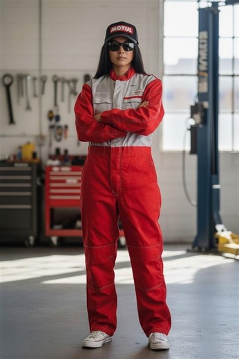 Vintage JDM Nissan Japan Mechanic Coveralls - Red & Grey - Size L - Etsy