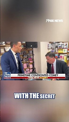 Flashback: Remember when 'Jesse Watters Primetime' confronted Comey over '86 47'? #shorts #news