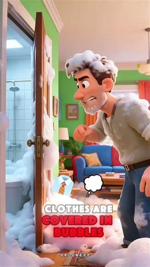 🛁🫧🤣 bubble bath fail I Used Too Much Soap and Flooded the House! #FunnyKids #Prank #BathTime