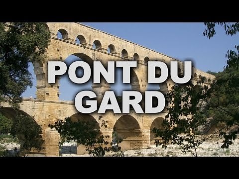 Pont du Gard, an Ancient Roman Aqueduct Bridge in Southern France