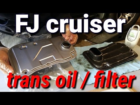 Toyota fj cruiser transmission fluid and filter change