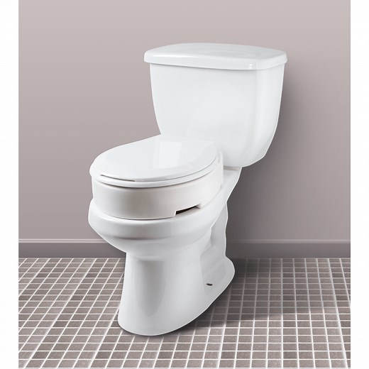 Carex Hinged Toilet Seat Riser (Standard and Elongated)