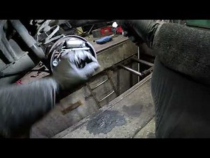 Adjusting the brake shoes and handbrake.
