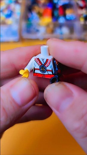 How to build a interesting minifigure with building blocks and 3d printer #legominifigures