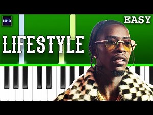 Rich Gang - Lifestyle - Piano Tutorial