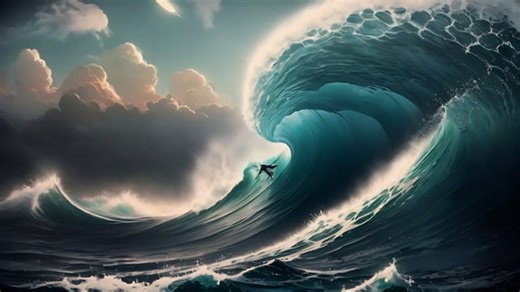 Ocean, Sea, Waves. Free Stock Video