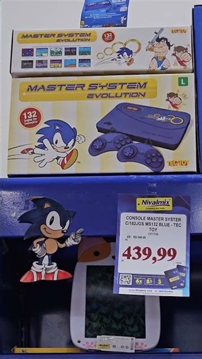 TECTOY MASTER SYSTEM NO SHOPPING DE CARAPICUIBA !