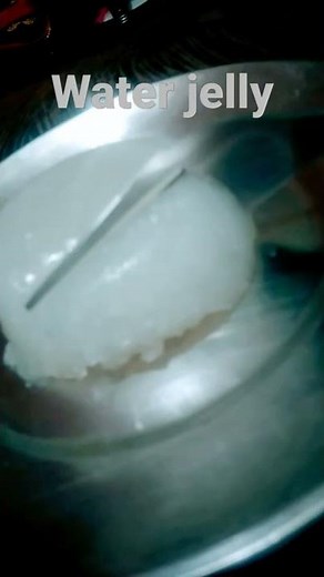 I make water jelly at home🍽️