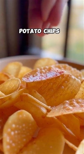 Potato Chips 😊 simple recipe #viral #recipe #potatochips #snacks #shorts