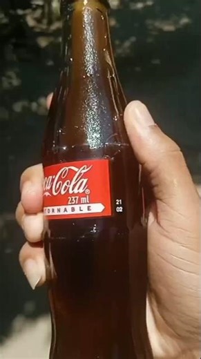 Tutorial de como poner a descongelar una Coca cola🥲✌️💔 #cocacola #colombia