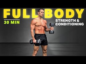 Build Strength & Endurance: 30-Min Full Body Dumbbell Routine 🏋️‍♂️
