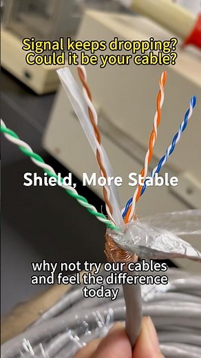 20 years of expertise guarantee quality. Why not try it? #cat6 #cables #cable #factory #networkcable