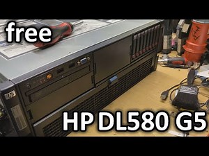 Free HP DL580 G5 overview and clean-up