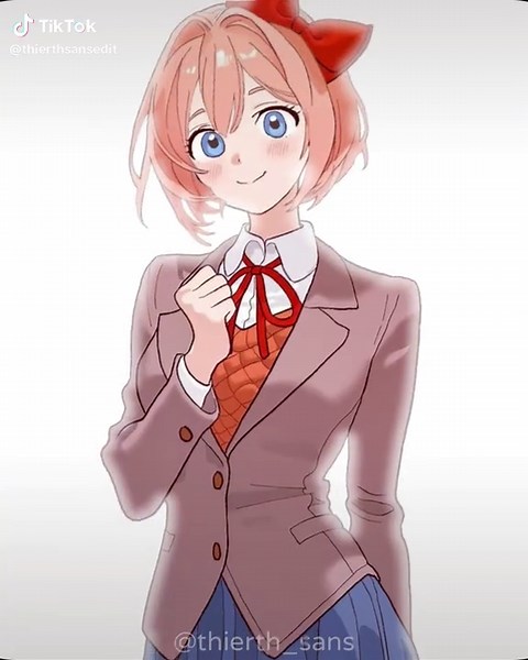 Sayori x MC: An Artistic Tribute in Doki Doki Literature Club