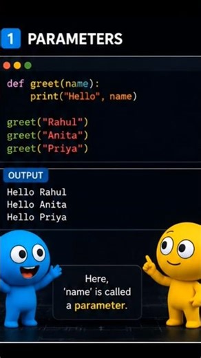 Python Functions Explained in 60 Seconds | Part 2 🚀 #python #coding #fyp