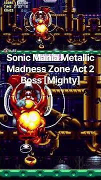 Sonic Mania Metallic Madness Zone Act 2 Boss [Mighty] #sonicmania #sega #retrogaming
