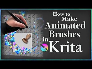 Krita Tutorial for making Animated Brushes