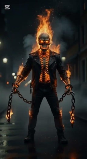 Ghost Rider Real Transformation | Most Realistic Fire Rider Ever #aifashion #epicwebseries