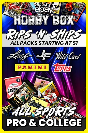 NYE RIPS & SHIPS!!! HOBBY BOXES AND BREAKERS DELIGHT ALL NIGHT LONG!!!!! | eBay Live Video