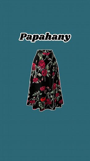 Basic A-Line Skirt Pattern Design: The Perfect Start for Beginners.#sewing #fasion #patterndraftingtutorial | PapaHany
