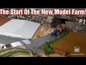 Building The New Big 1/32 Model Farm Diorama 40 ft Ep 1!