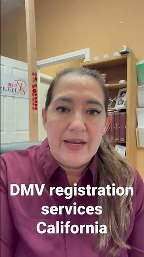 DMV registration services California