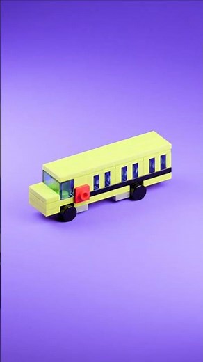 LEGO Bus MOC 🚌 Mini Bricks Vehicle Build