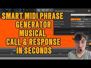 Smart MIDI Phrase Generator - Musical Call & Response in SECONDS! | Bitwig Studio