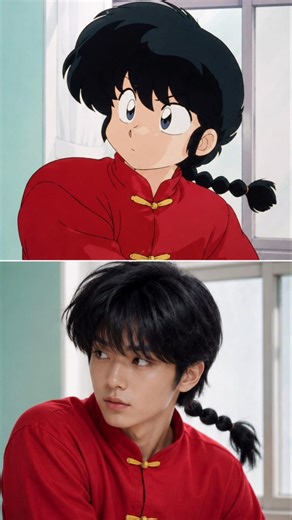 Ranma 1/2 characters in human version 🥋❤️