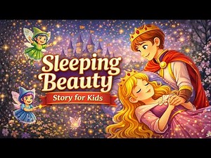 Sleeping Beauty Story for Kids | Princess Aurora Cartoon | Bedtime Fairy Tale