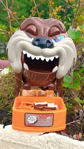 Angry mad poodle dog toy