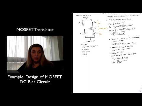 MOSFET Transistor: Example - Design of DC Bias Network