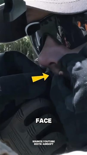 Why You Should Never Play Airsoft Without Face Protection #shorts